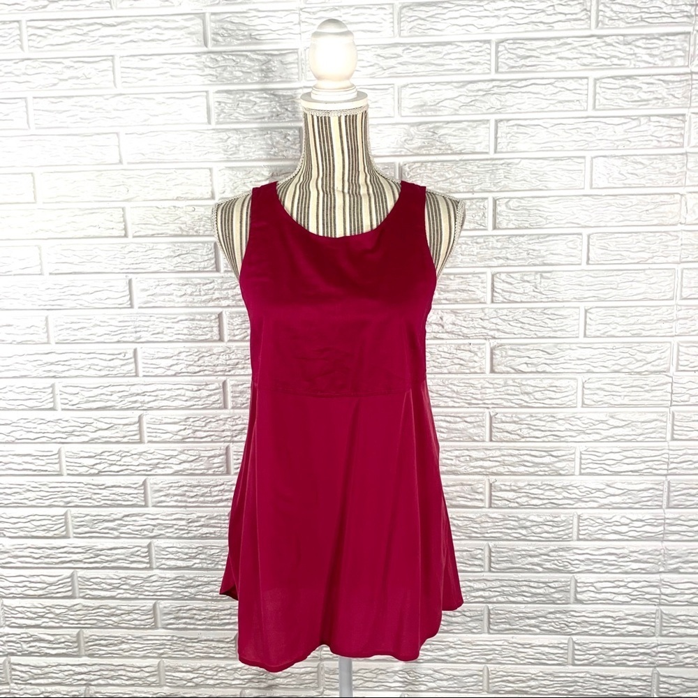Madewell Lightweight Magenta Tank Top